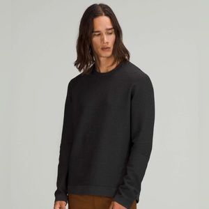 Lululemon AllAround Crewneck Sweater - Black / Graphite Grey
